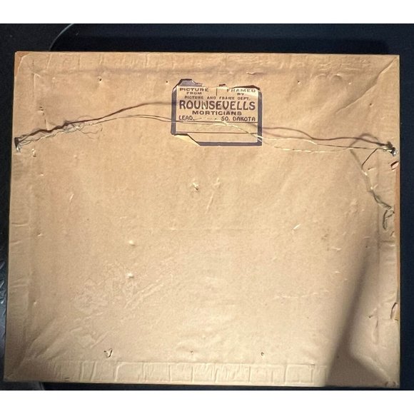 Mortician Vintage Framed Black and White Family Picture - Picture 4 of 4